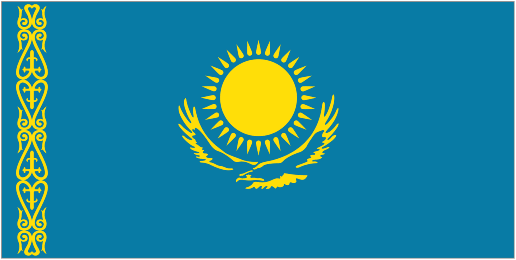 Флаг Казахстана